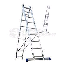 Лестница Алюмет 2*10 алюминиевая