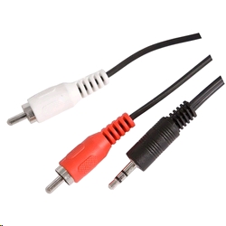 Переходник (2xRCA M - 3.5mm Jack F) SPARKS SP3001