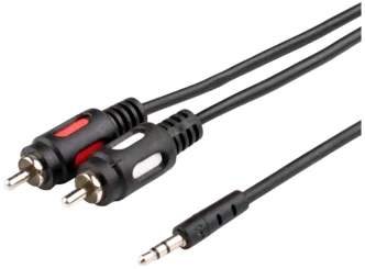 Аудиокабель (3.5mm Jack M - 2xRCA M) 1 м Belsis BL1066