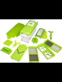 Овощерезка Многофункциональная "Фреш слайсер", зеленый.S-6109-а