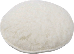 Насадка полировальная, натуральный мех "Эксперт d=125 мм" 3596-125 (Зубр)