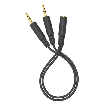 A4Tech AD-4P JACK 3.5 (F)/2XJACK 3.5 (M) 0.2М. ЧЕРНЫЙ