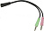 Переходник (3.5MM JACK F - 2X3.5MM JACK M) 0.1М Hama H-54572