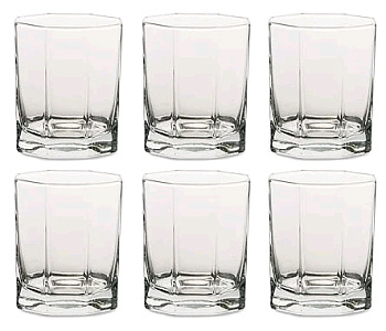 Набор стопок стеклянных  6 шт Pasabahce "Kosem" 60 мл (водка), PSB 41070