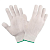 Перчатки белые без ПВХ 7,5 класс 5-ти нитка "" (Вятка)