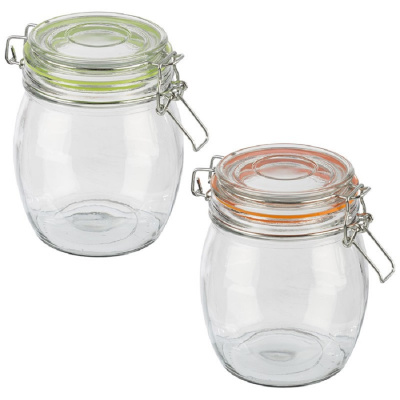 Банка стеклянная Mallony BRAVO 7251 с бугельным замком