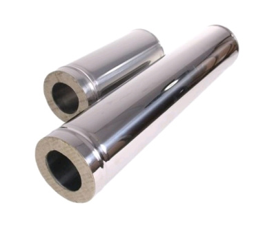 Образец Сэндвич-труба 0,5 м 115*200 0,5*0,5 мм с логотипом