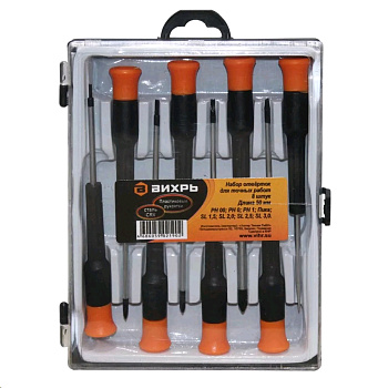 Набор отвёрток для точных работ НОТ 8 Вихрь