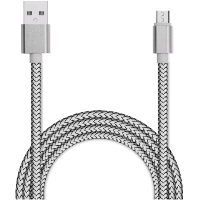USB  2.0  AM/Micro 2м Jet.A JA-DC22 Silver