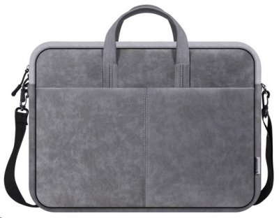 Defender Solid 15.6" кожа, серый