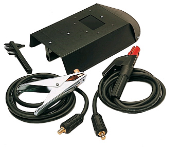 Набор сварочных аксессуаров "MMA KIT 10" DX25 (байонет) (TELWIN) Щиток, держатель электродав, масса,