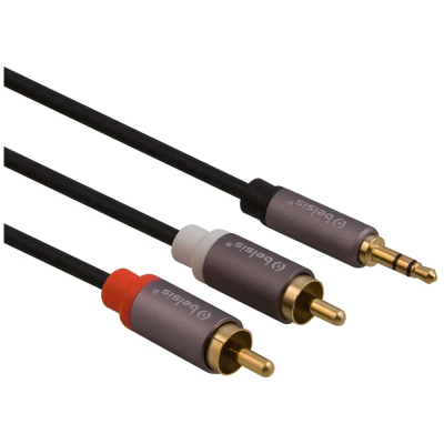 Аудиокабель (3.5mm Jack M - 2xRCA M) 3 м Belsis BW2013