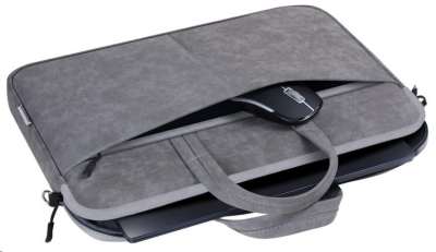 Defender Solid 15.6" кожа, серый