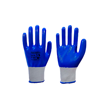 Перчатки БМС из полиэстера с нитриловым покрытием манжет №88 TECHNO LUX