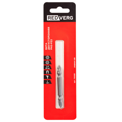 Бита Redverg PH2-Pz2 двусторонняя х65(720581)