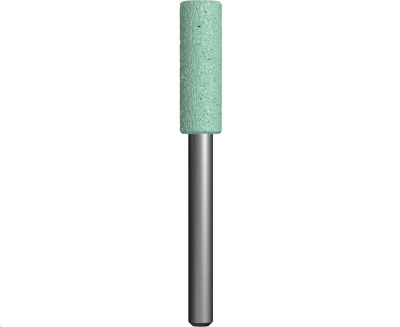 Шарошка абразивная карбид кремния, цилиндрическая 10х32 мм, хвост 6 мм, блистер ПРАКТИКА