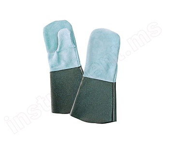 Краги спилковые с кирзовым манжетом