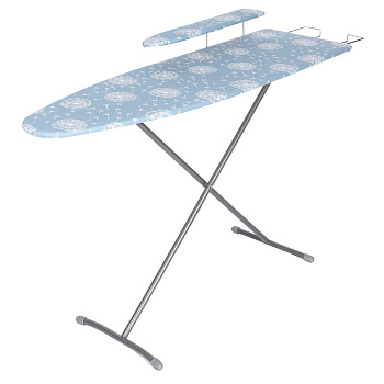 Доска гладильная Vetta ДСП 112х35х8см выдвиж.подставка, подрукавник, удлинитель 1,6м ДЛ-4 451-108