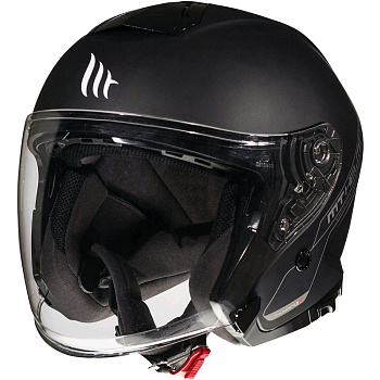 MT THUNDER 3 SV JET (Цвет: Solid A1 Matt Black / Размер: L)