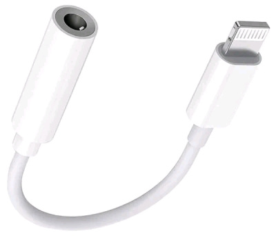 Переходник (Lightning - 3.5mm Jack F) 0.2м Belsis BW1420 white