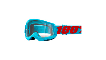 100% Strata 2 Goggle Summit / Clear Lens (50027-00011)