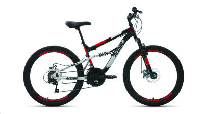 20 ALTAIR MTB FS 20 disc (рост 14" 6ск.) 2020-2021, синий/красный Велосипед