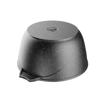 Кастрюля алюм  5,0 л Мечта Гранит black, литая, а/п, 45802