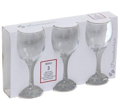 Набор бокалов стекл 6шт Pasabahce Bistro 220мл (вино) PSB 44412