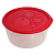 Контейнер пл.  0,8л круглый низкий многофункциональный №3 С256