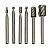 Набор мини-шарошек по металлу  HSS (d 3 мм * L 40 мм) Политех