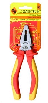 Плоскогубцы универс. диэлектрические 150мм ЭНКОР (19010) 1/6/60