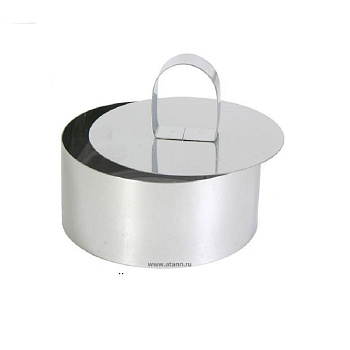 Форма кулинарная Кольцо 10*4,5см с прессом