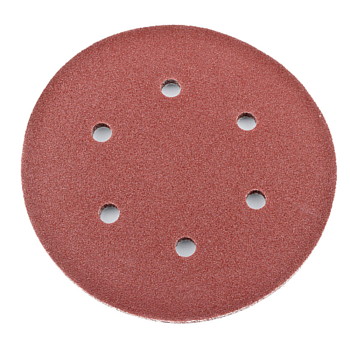 Шлифлист Redverg для эксцентриковых шлифмашин 6 отверстий 150мм Р240 (5шт)(920621)