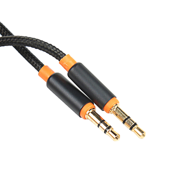 Аудиокабель (3.5mm Jack M - 3.5mm Jack M) 1.5м Jet.A JA-AC02 Black