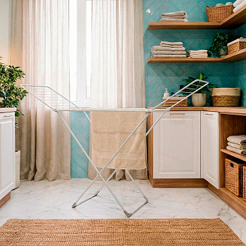 Сушилка для белья напольная NIKA 20 м СБ2Б белая