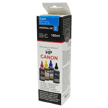 Revcol для Canon/HP universal, Cyan, Dye, 100 мл (K-R-HCL-0,1-CD)