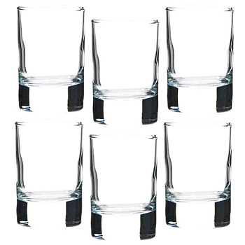 Набор стопок 6шт SIDE 60 мл (водка) PSB 42484