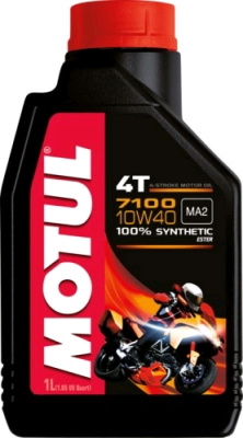 MOTUL 7100 4T 10W40 Масло моторное  синт. 1л (арт.112874)