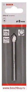 _ 8 Сверло по стеклу и кафелю 8х80 (Bosch) 2608587164