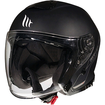 MT THUNDER 3 SV JET (Цвет: Solid A1 Matt Black / Размер: L)