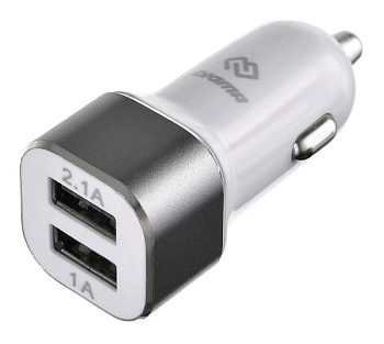 Digma DGCC-2U-3A-WG 2.1A+1A универсальное белый