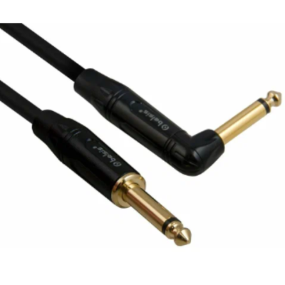 Аудиокабель (6.3mm Jack M - 6.3mm Jack M г-образная) 3м Belsis BW2613