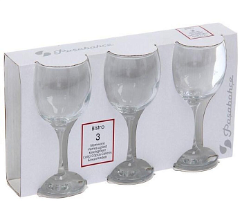 Набор бокалов стекл 6шт Pasabahce Bistro 220мл (вино) PSB 44412