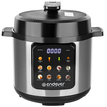 Endever Vita-133 черный/стальной