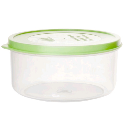 Контейнер пл 0,5л для продуктов круглый Verona светло-зелен
