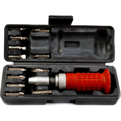 Отвертка ударная с битами Квалитет на 5/16" НОУ-7-516