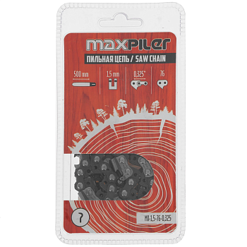 Цепь пильная 76зв. 0,325 1,5мм 20'' "MX-1,5-76-0,325" (Maxpiler)