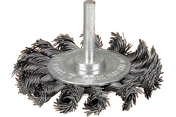 Щётка для дрели плоская, крученая, 75 мм Вихрь (Код ТН ВЭД: 9603500009) 73/1/3/47