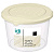 Контейнер пластм. 0,5л для продуктов круглый Asti светло-беж