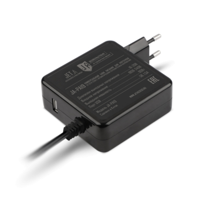 Jet.A JA-PA19 Универсальный блок питания для ноутбуков 90Вт от сети 220В (автомат, порт USB)